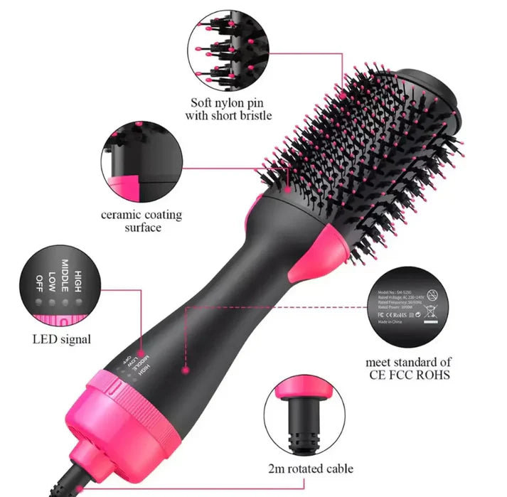 4-in-1 hot Hair brush Dryer & Volumizer (Premium Quality)