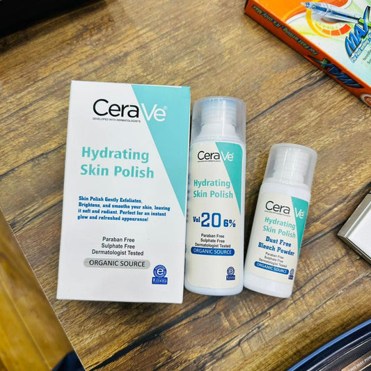 CeraVe Hydrating Skin Polish Gentle Exfoliator Providing Smoother Healthier Skin Hydrating Formula Everyday Skin Care Support