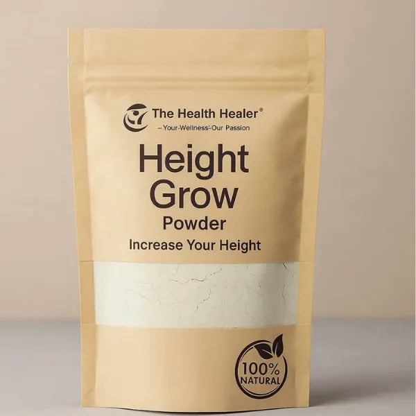 The Health Healer Height Grow Powder – 100% Natural Height Increase Supplement for Daily Growth & Wellness – 70g