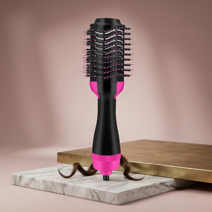 3-in-1 One Step Hot Air Brush Dryer and Straightener
