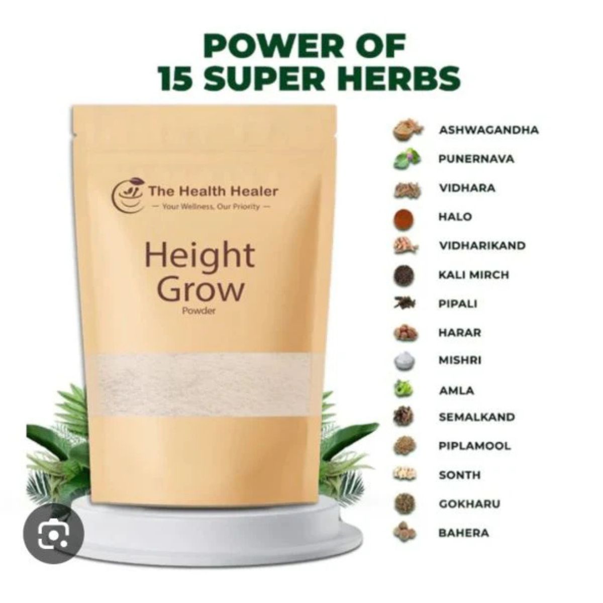 The Health Healer Height Growth Powder
